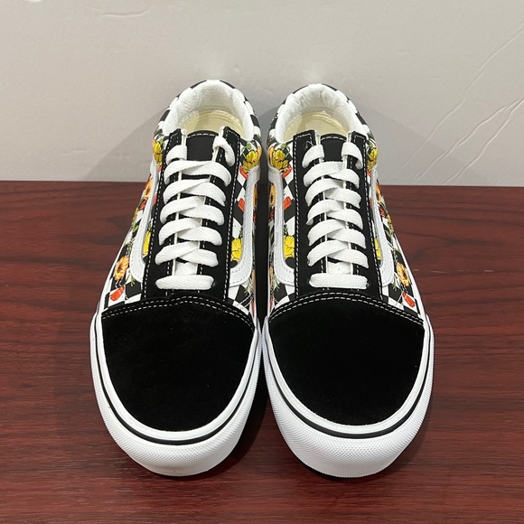 Vans Old Skool Platform, VN0A5KRGBML, Poppy Checkerboard - Picture 9 of 13